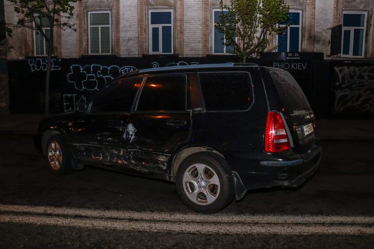 Водитель Subaru не пострадал