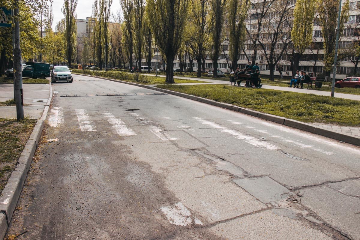 Через год состояние дороги ухудшилось