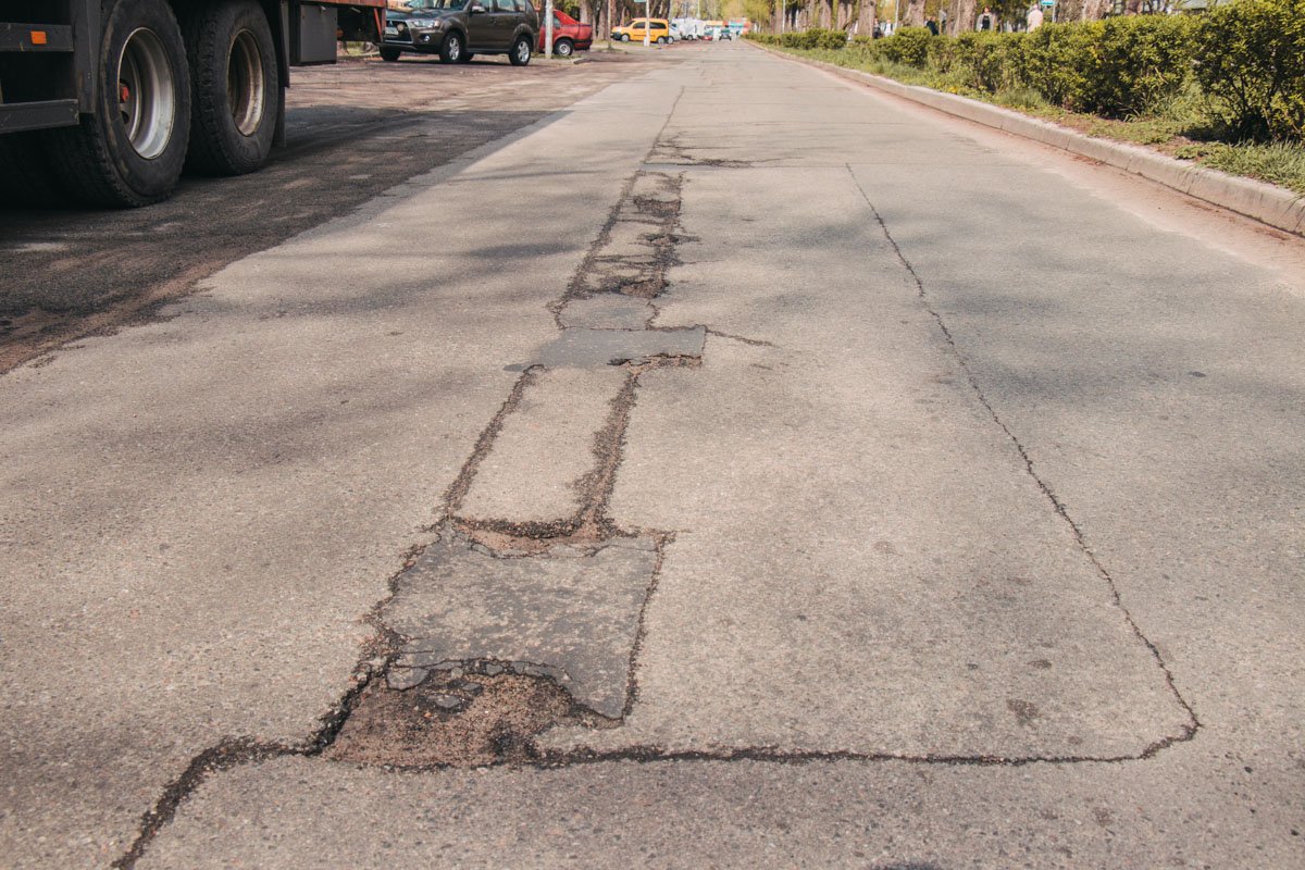 Следы старого ремонта