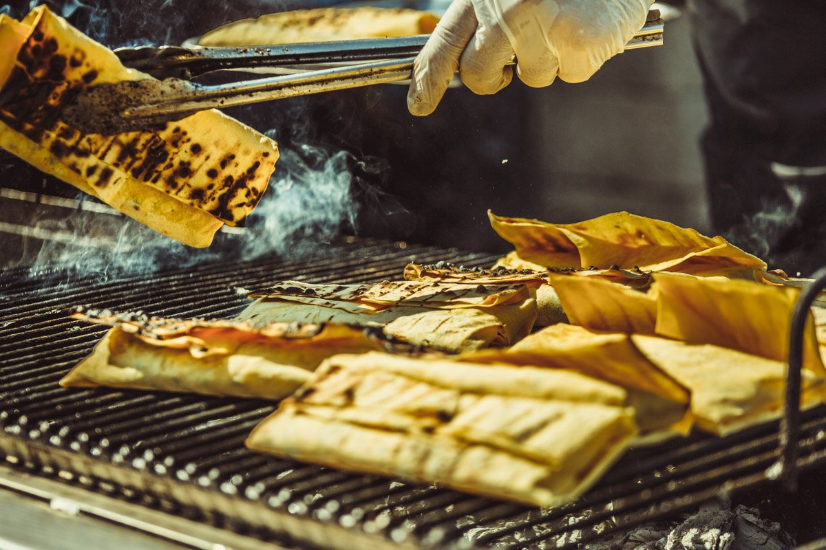 Если проголодались, на фесте предлагали много блюд Если проголодались, на фесте предлагали много блюд