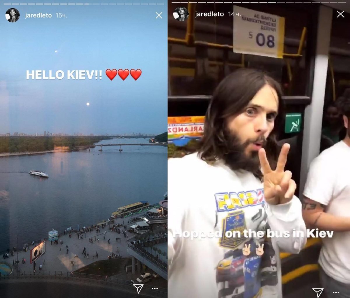 Джаред Лето в Киеве