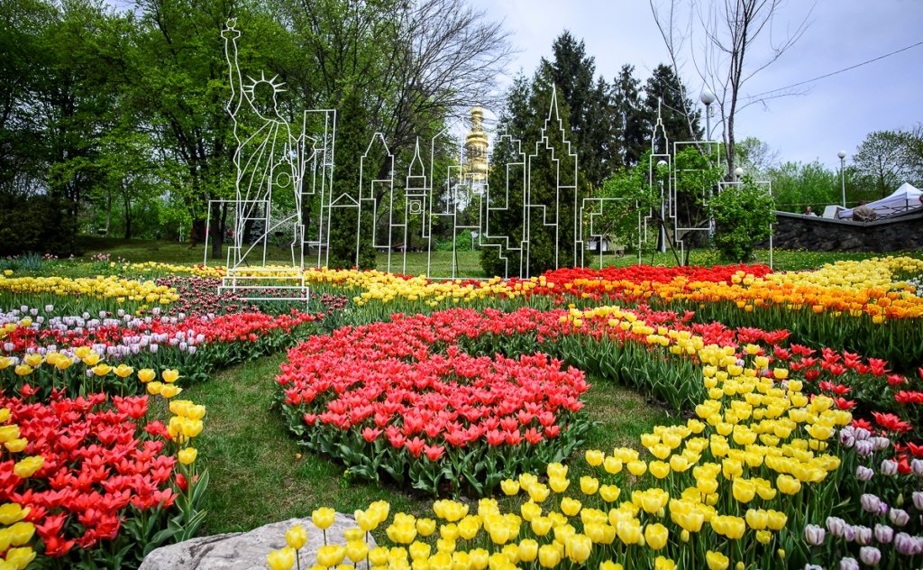 Выставка тюльпанов «Вокруг света» в Киеве Выставка тюльпанов «Вокруг света» в Киеве