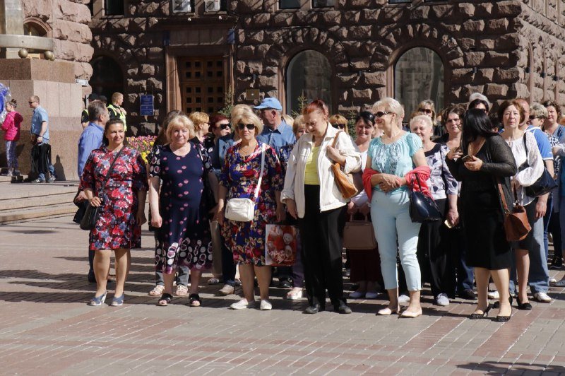 Самые активные участницы марша 