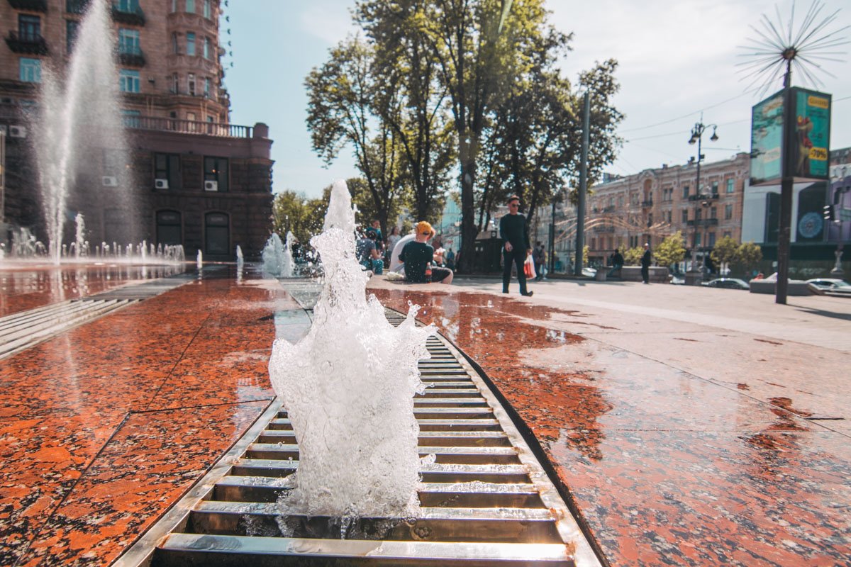Оазис прохлады в жаркий день