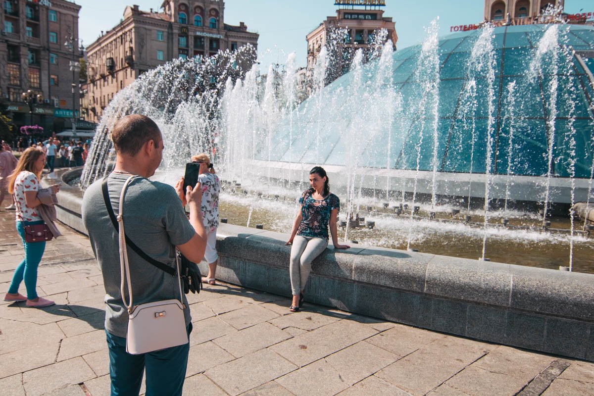 На фоне такой красоты получаются отличные фоточки