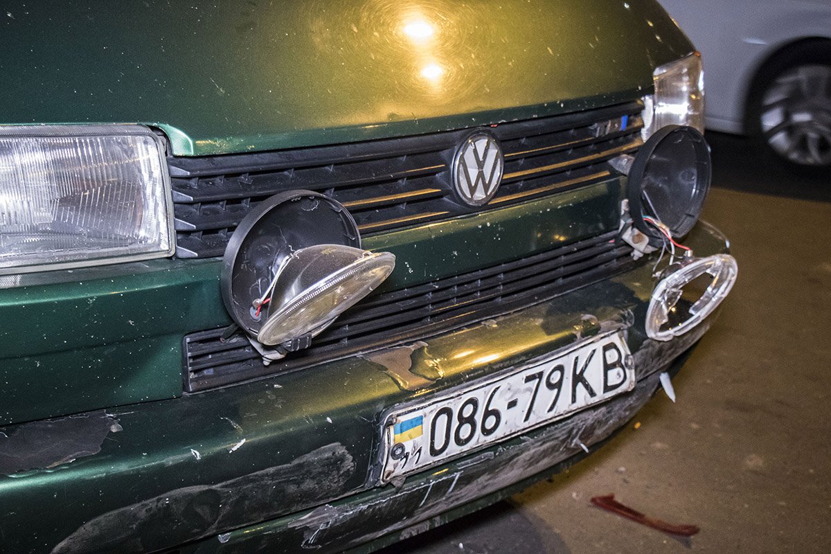 Кіа сначала врезался в Volkswagen