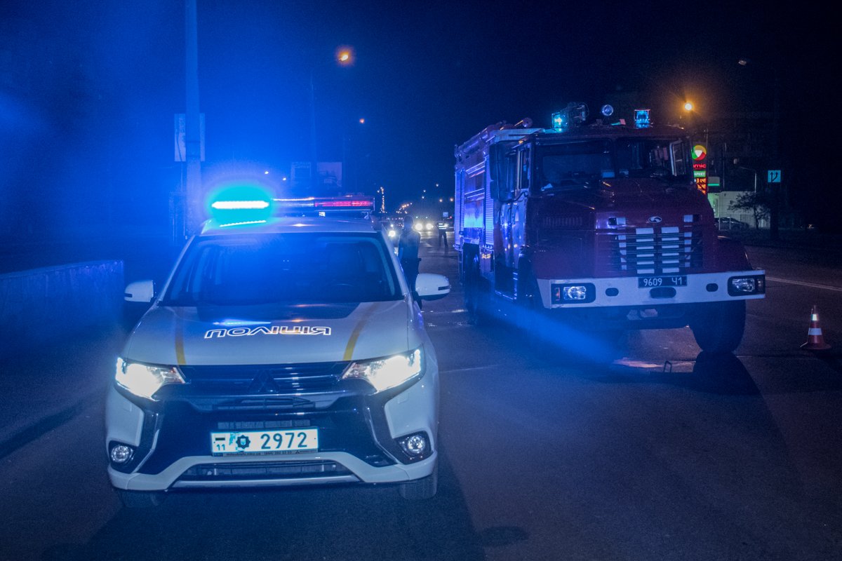 На месте работала патрульная полиция