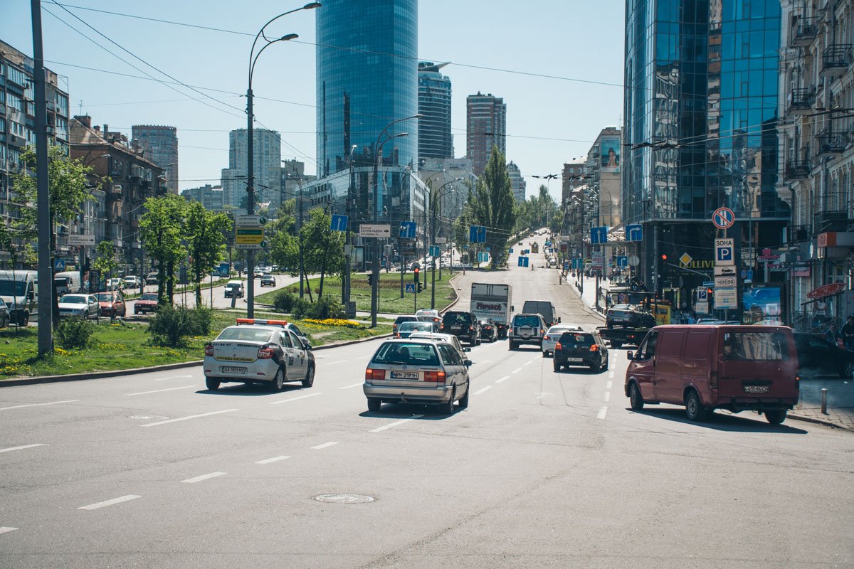 Ремонтные работы проводили от бульвара Леси Украинки до Бессарабской площади