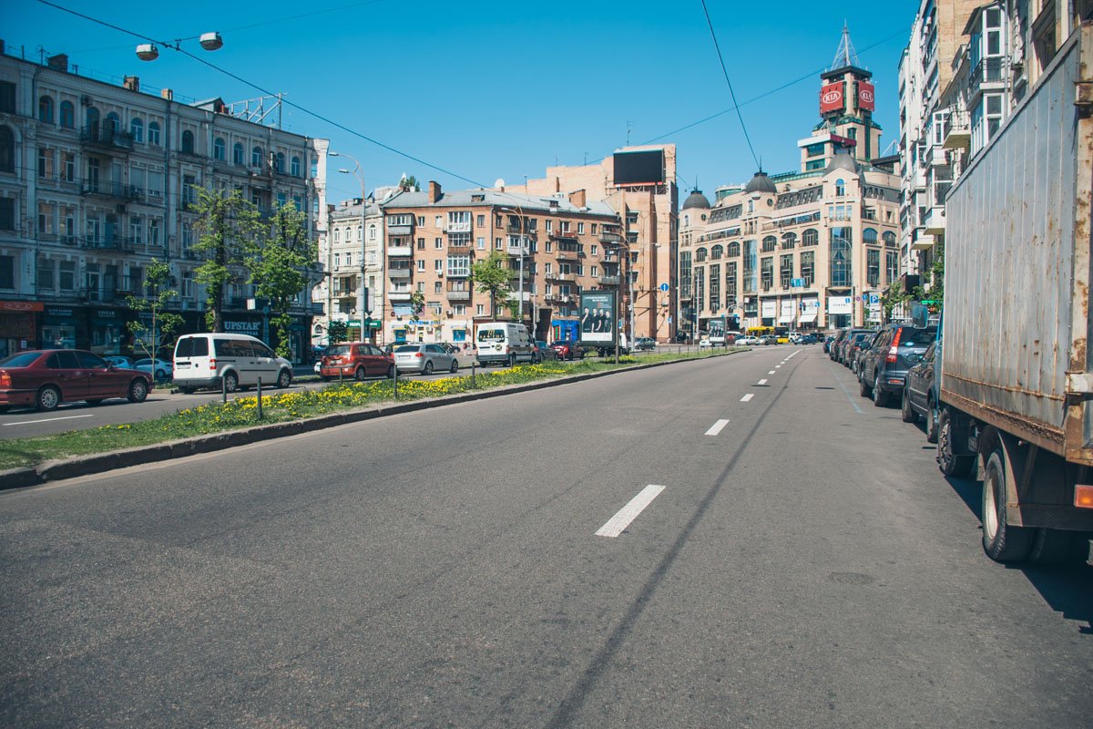 Полотно от Эспланадной по Бассейной улице в хорошем состоянии 