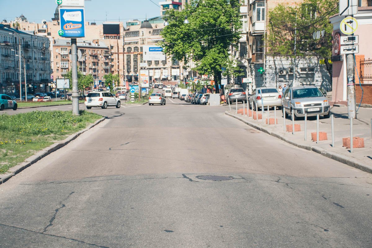 Чем дальше от Бессарабки, тем хуже дорога 