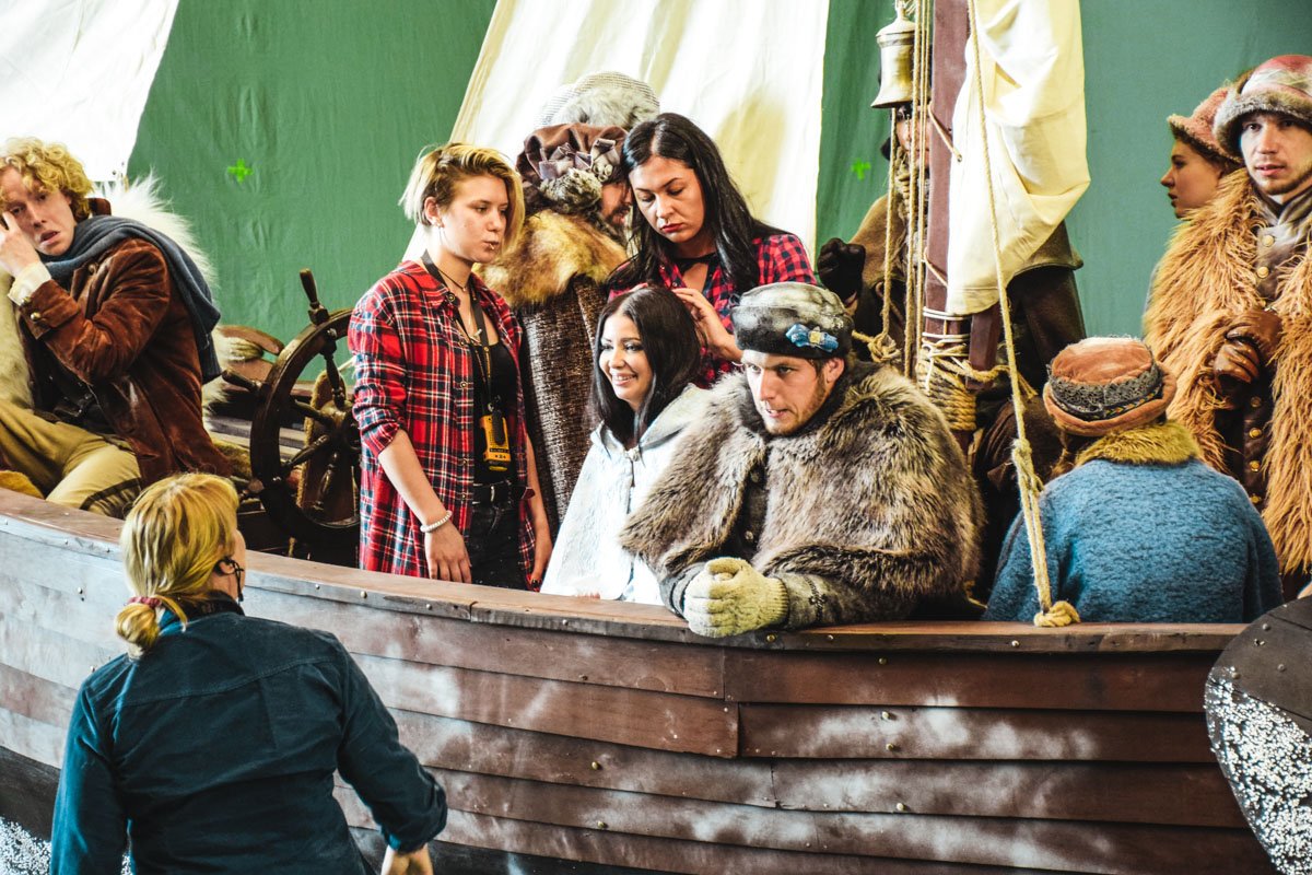 Пару минут до начала съемок Пару минут до начала съемок