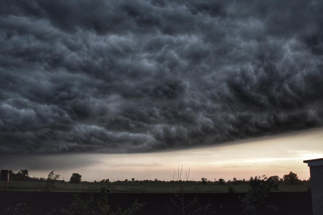 Тучи, как живые. Фото: ira_ti_honey