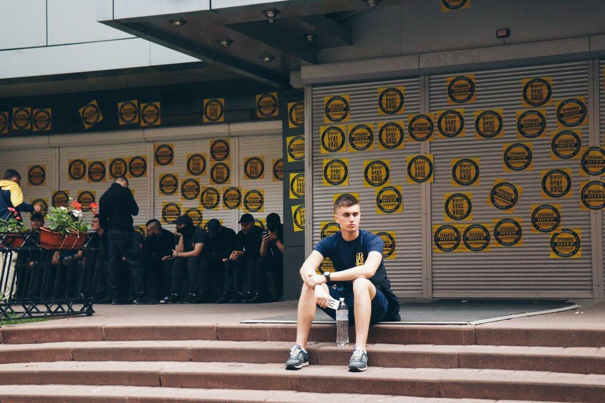 Акция проходит спокойно