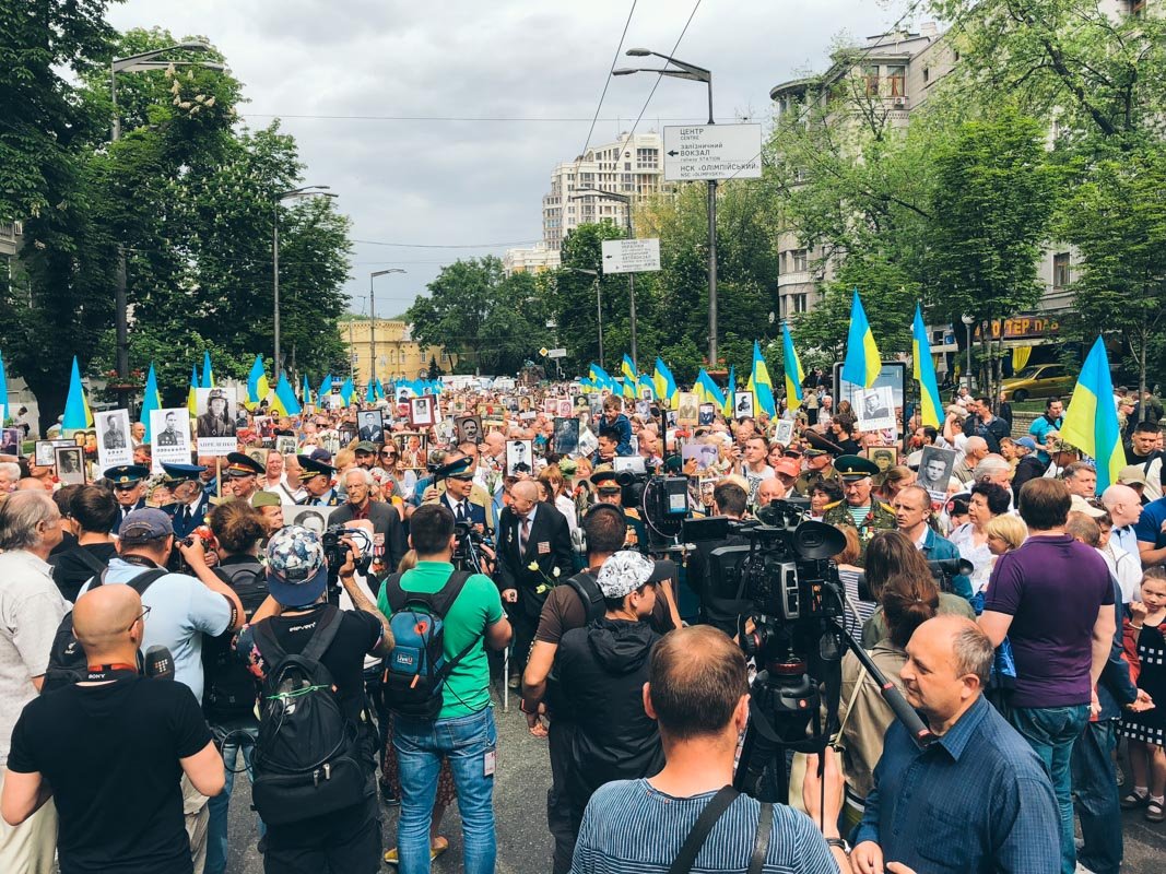 К счастью, акция "Бессмертный полк" прошла без инцидентов