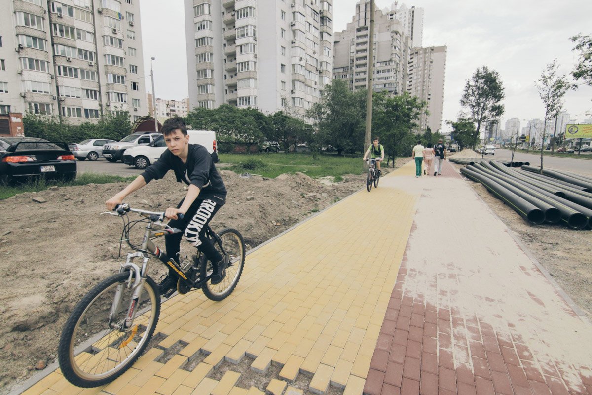 Велосипедисты не оценили обновку Велосипедисты не оценили обновку