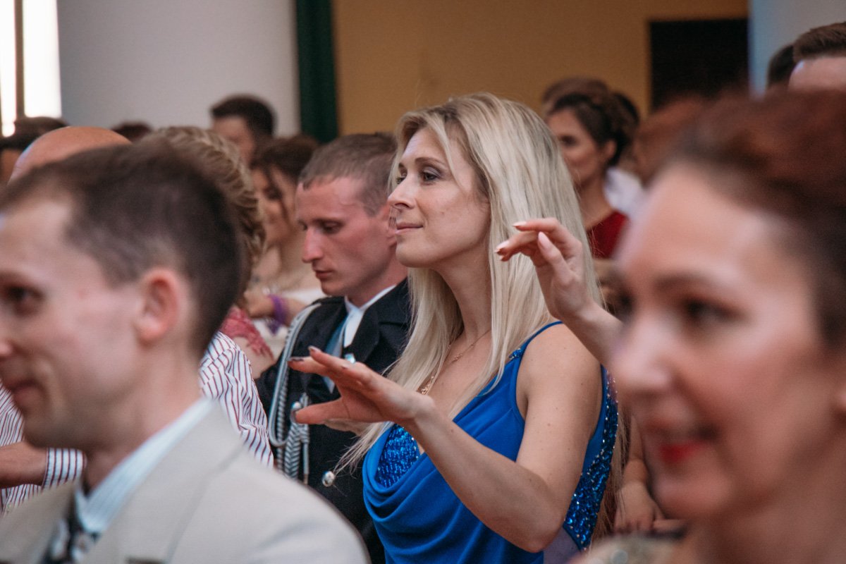 Для гостей проводили мастер-классы по бальным танцам 
