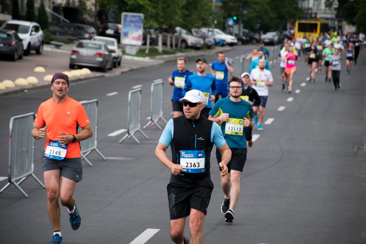 Некоторые преодолели дистанции 42 и 21 километр