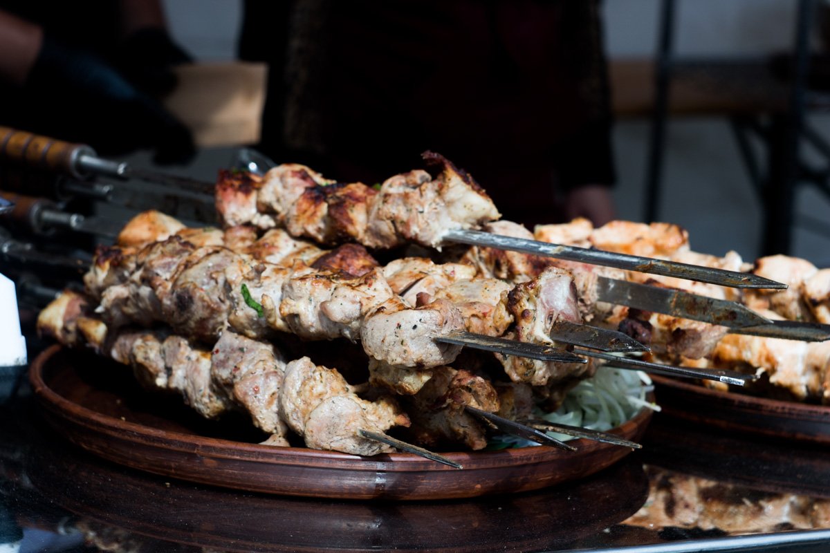 На фестивали предлагали и закусить На фестивали предлагали и закусить