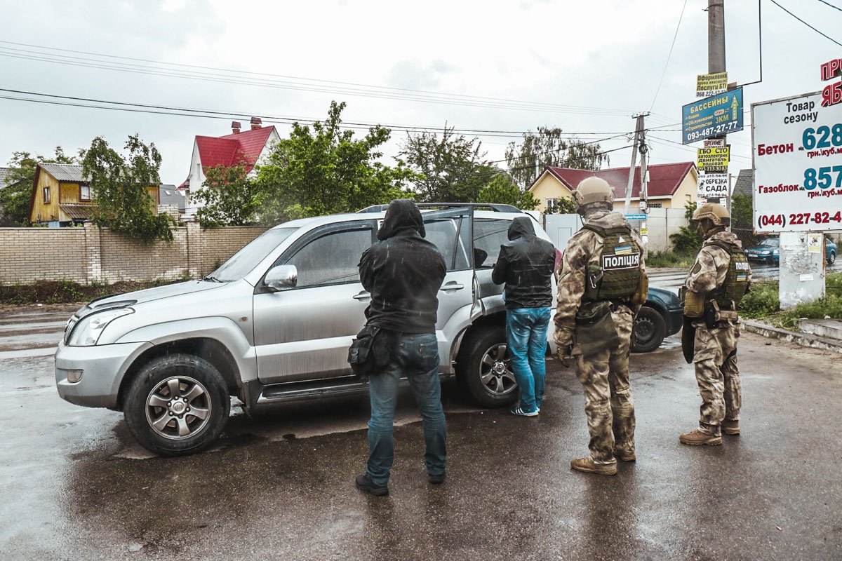 В Киеве в частном секторе полиция задержала грабителей