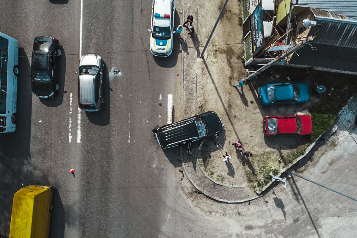 Под Киевом произошло ДТП: его виновником стал грузин на Renault Megan