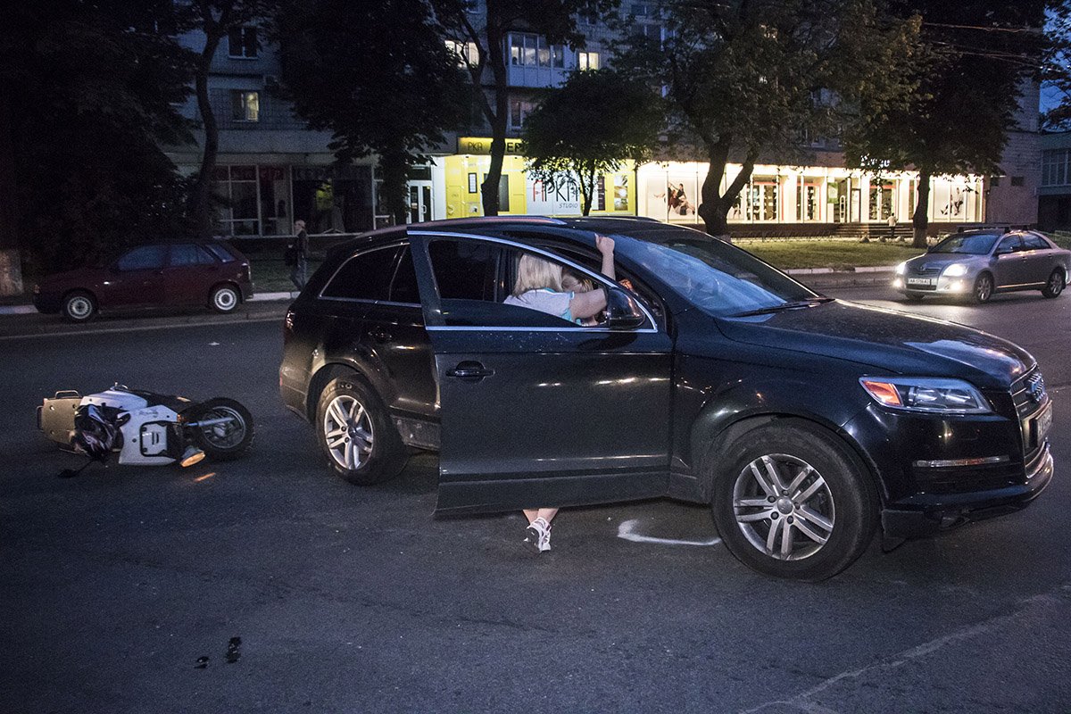 Пострадал водитель мопеда