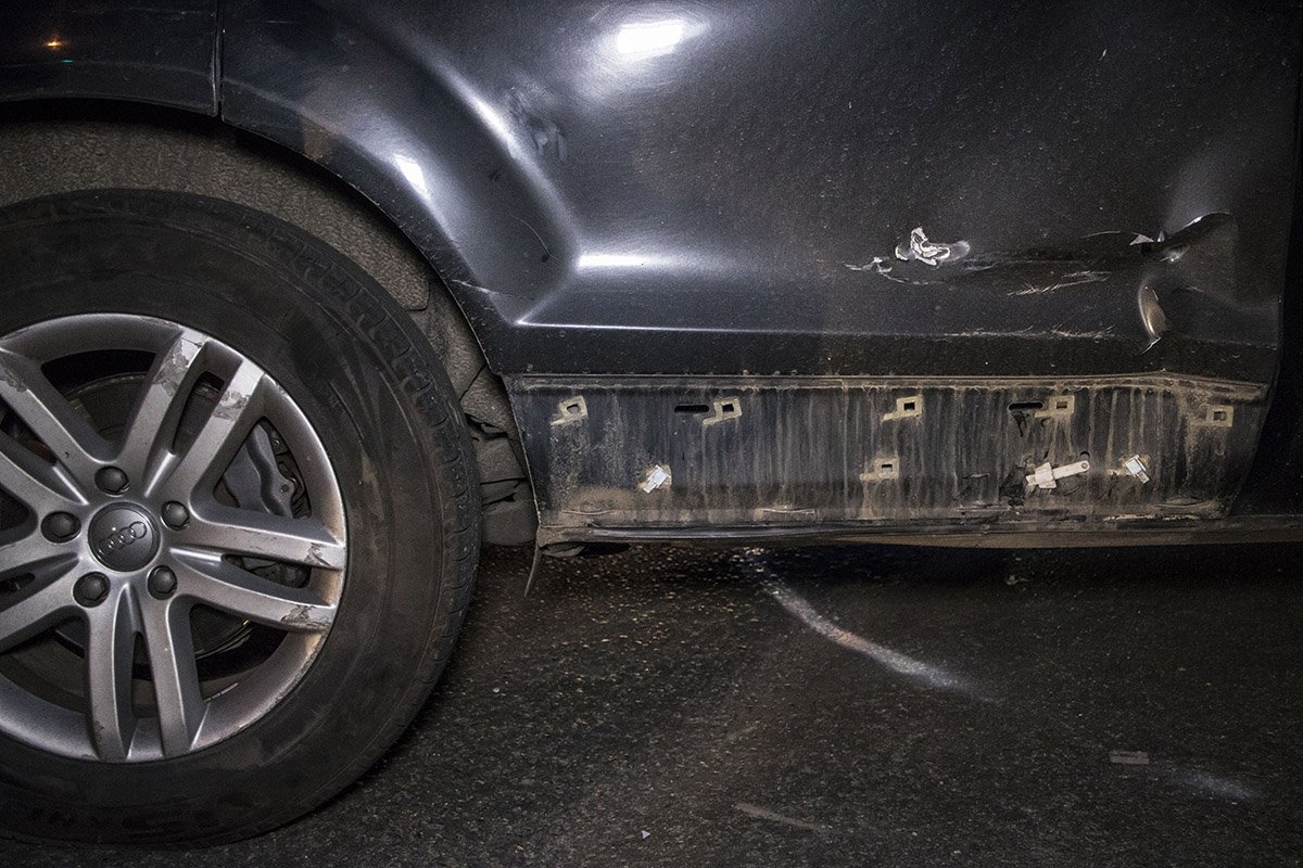 Место удара