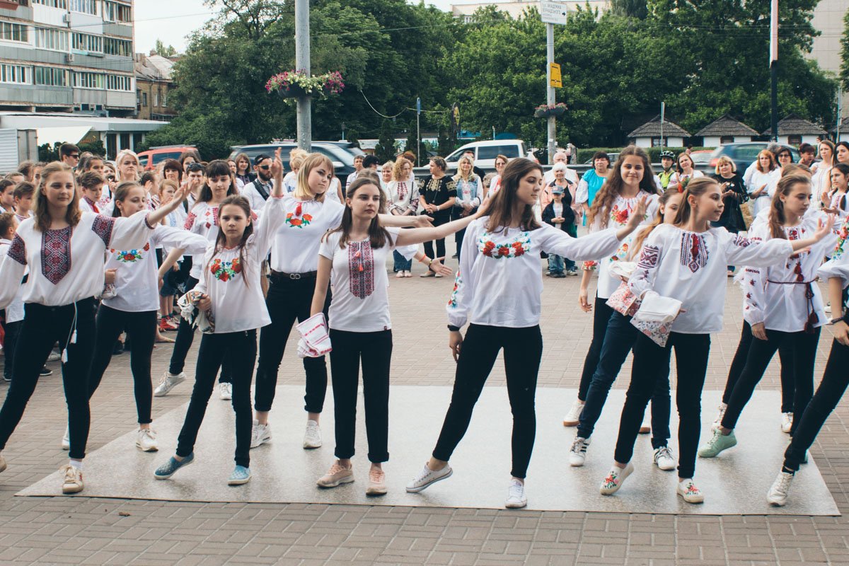 В рамках флешмоба была танцевальная программа 