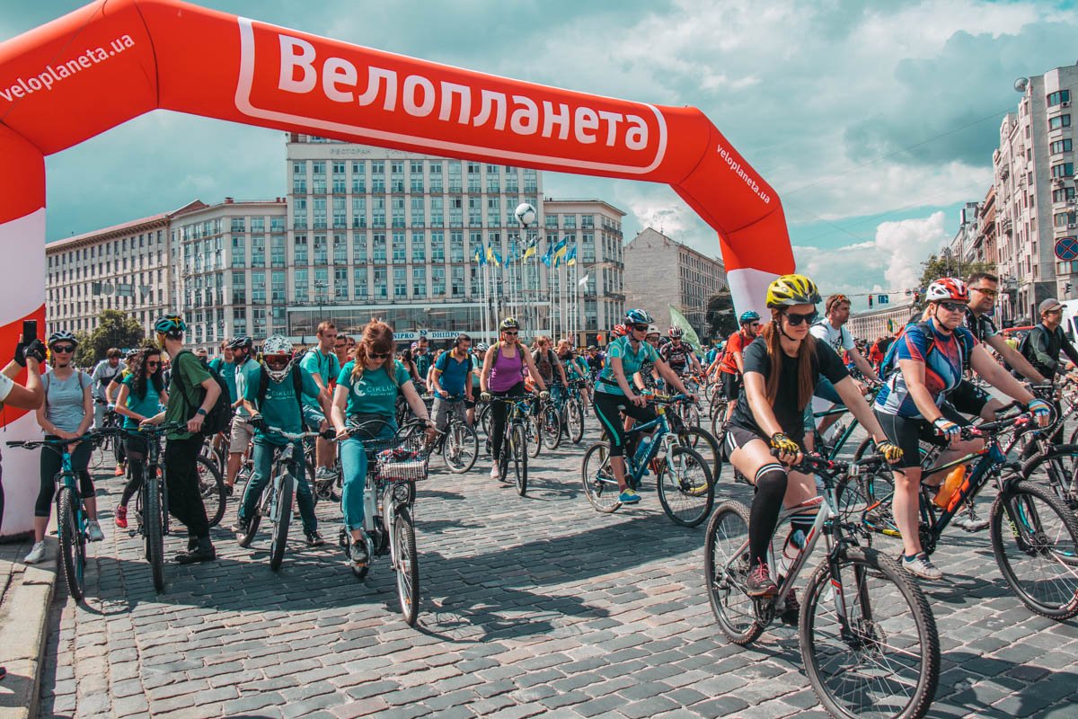 Велопарад отправился покорять маршрут