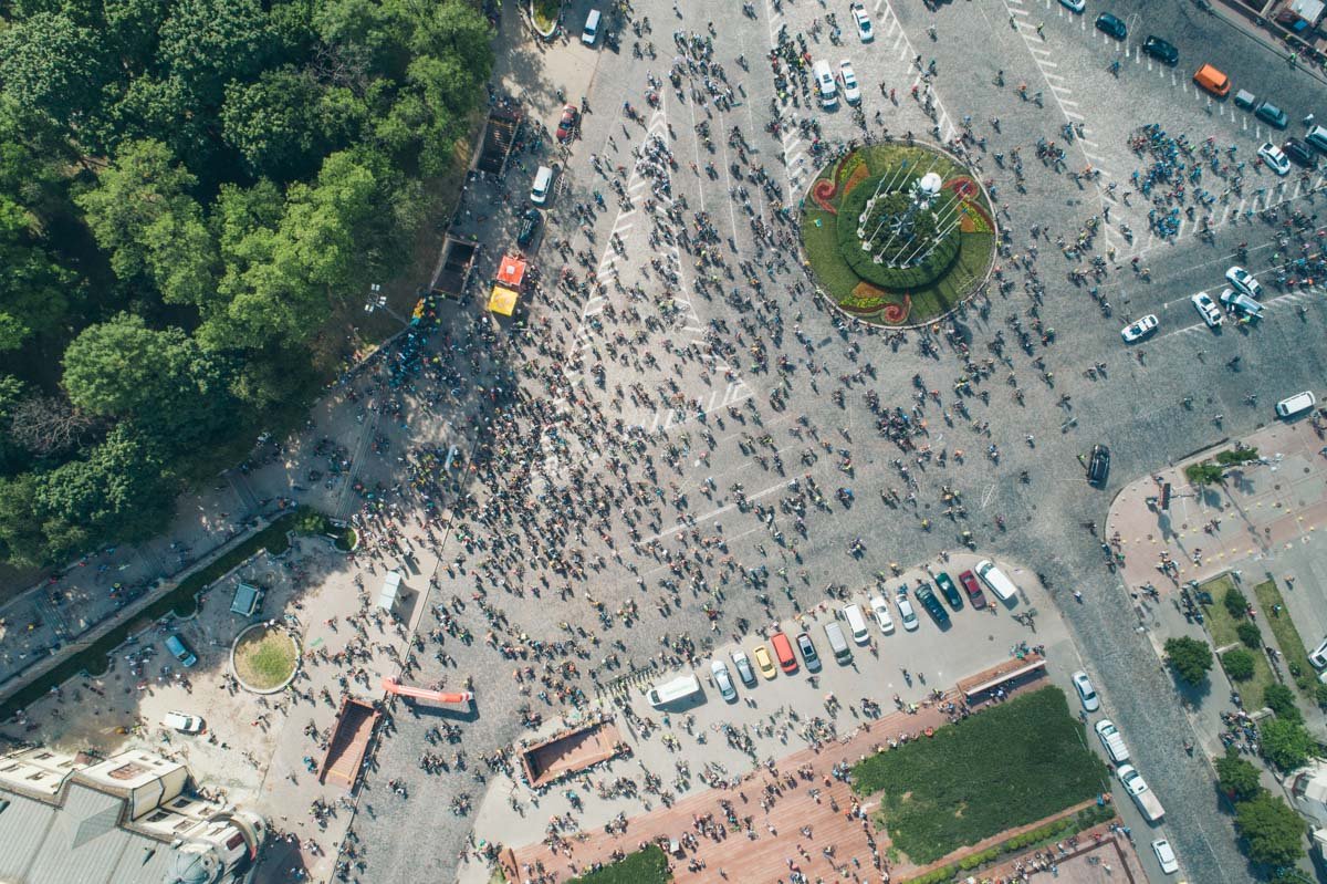 Многие приехали на Велодень не впервые