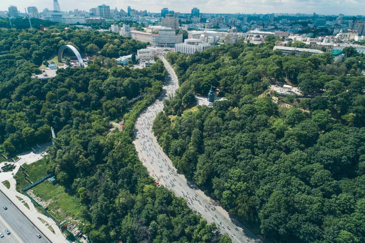 Приехали как профессионалы велоспорта, так и новички