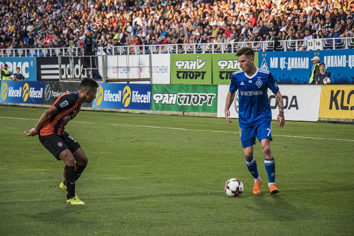 Вербич (справа) - автор первого гола киевлян Вербич (справа) - автор первого гола киевлян