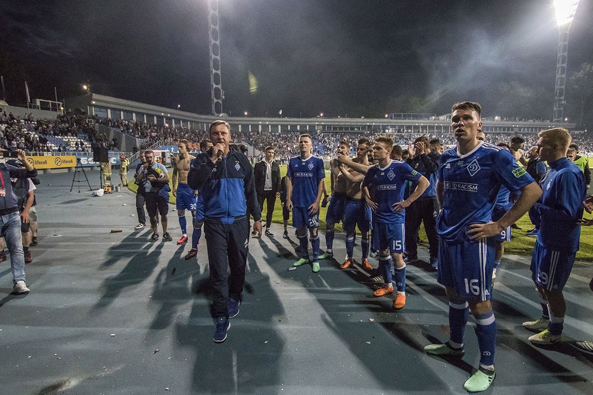 Команда и тренерский штаб киевской команды поблагодарили всех за поддержку