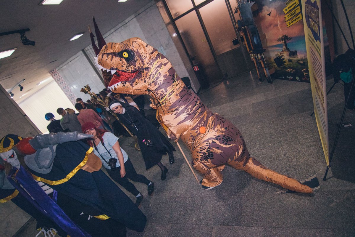 Динозавр Рекс посетил Киев