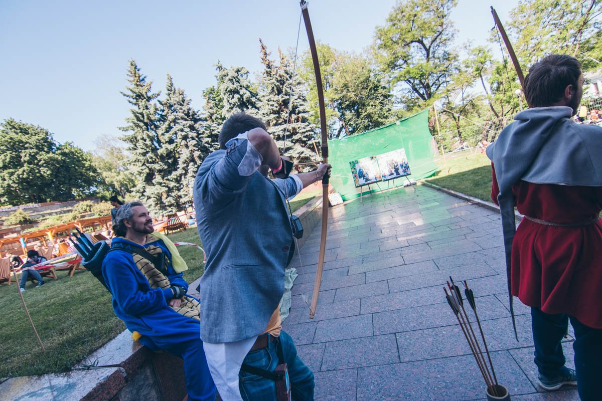 На фестивале можно было почувствовать себя Робин Гудом