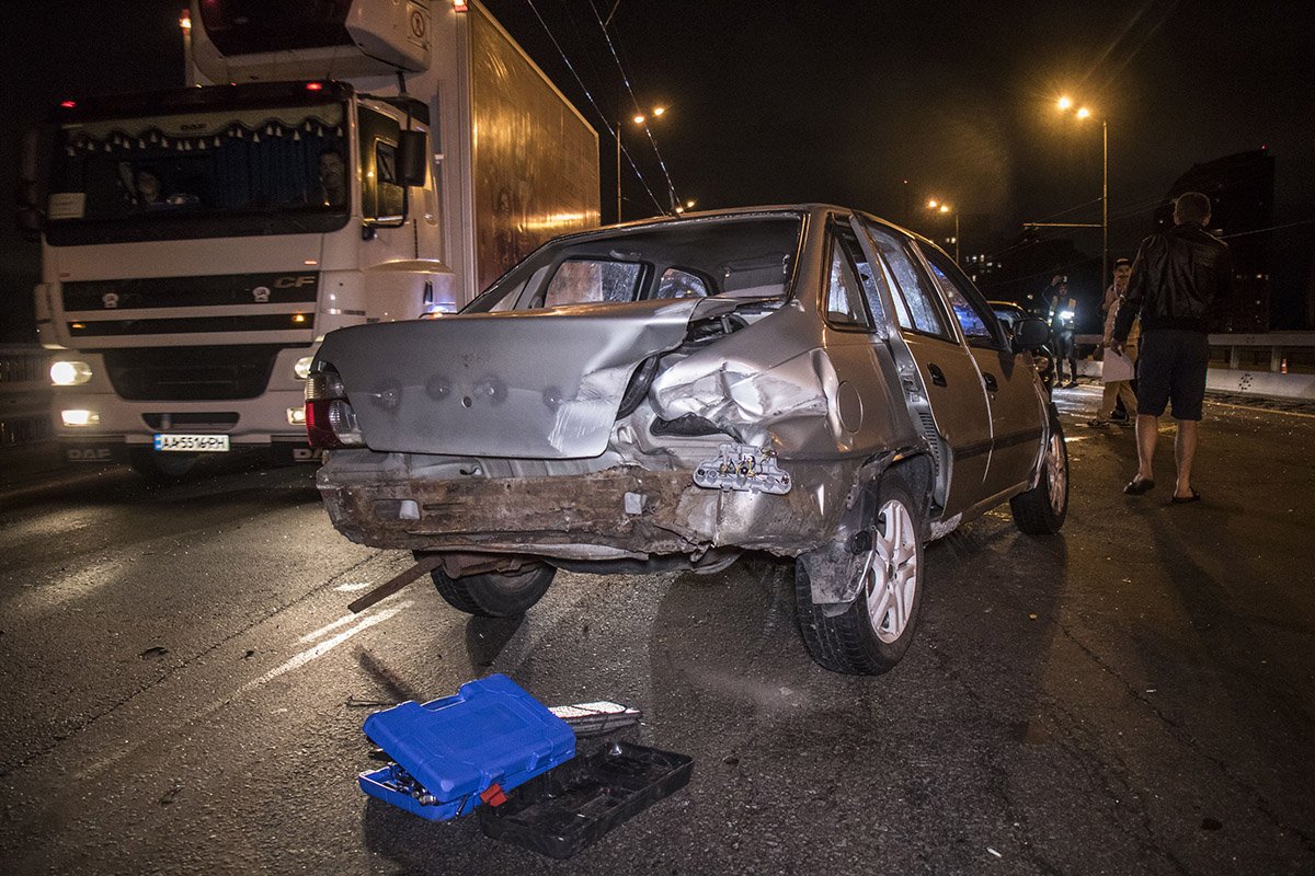 Nexia получила серьезные повреждения