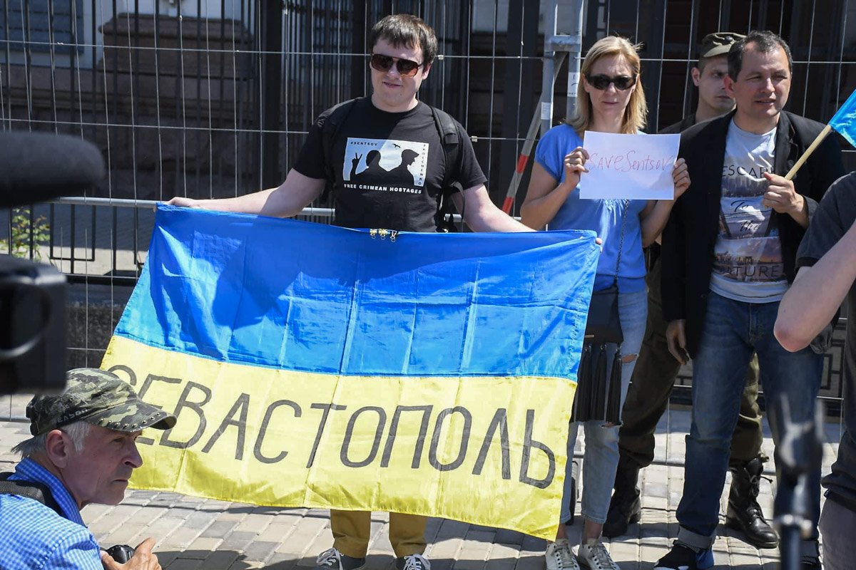 На акции был представлен и Севастополь