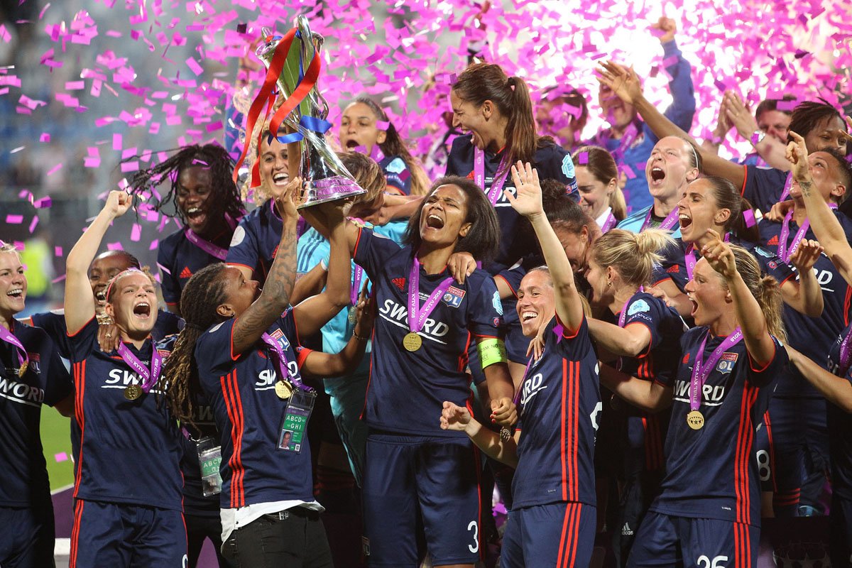 Это третья подряд победа в женской ЛЧ у фрацуженок