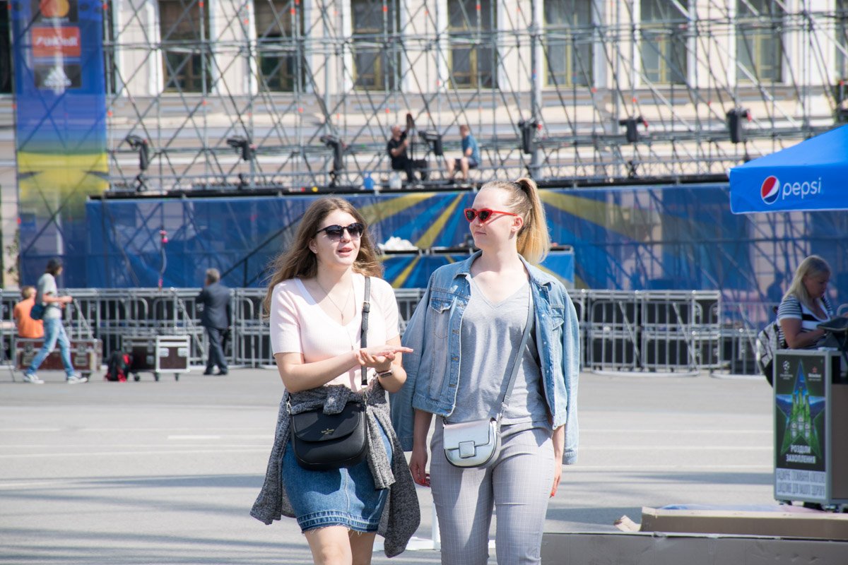 Столица и ее жители уже готовы к проведению финала Лиги чемпионов