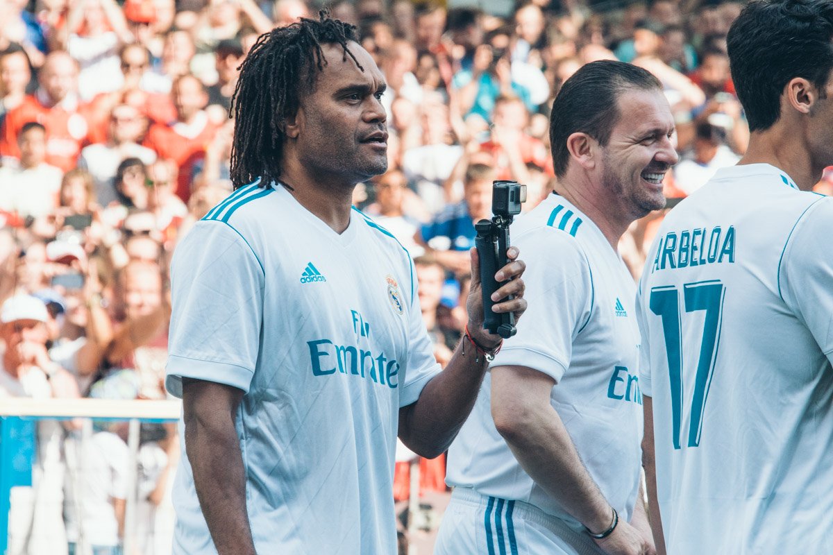 Суперопорник Кристиан Карембе прославился и тем, что был женат на самой длинноногой модели мира Адриане Скленариковой