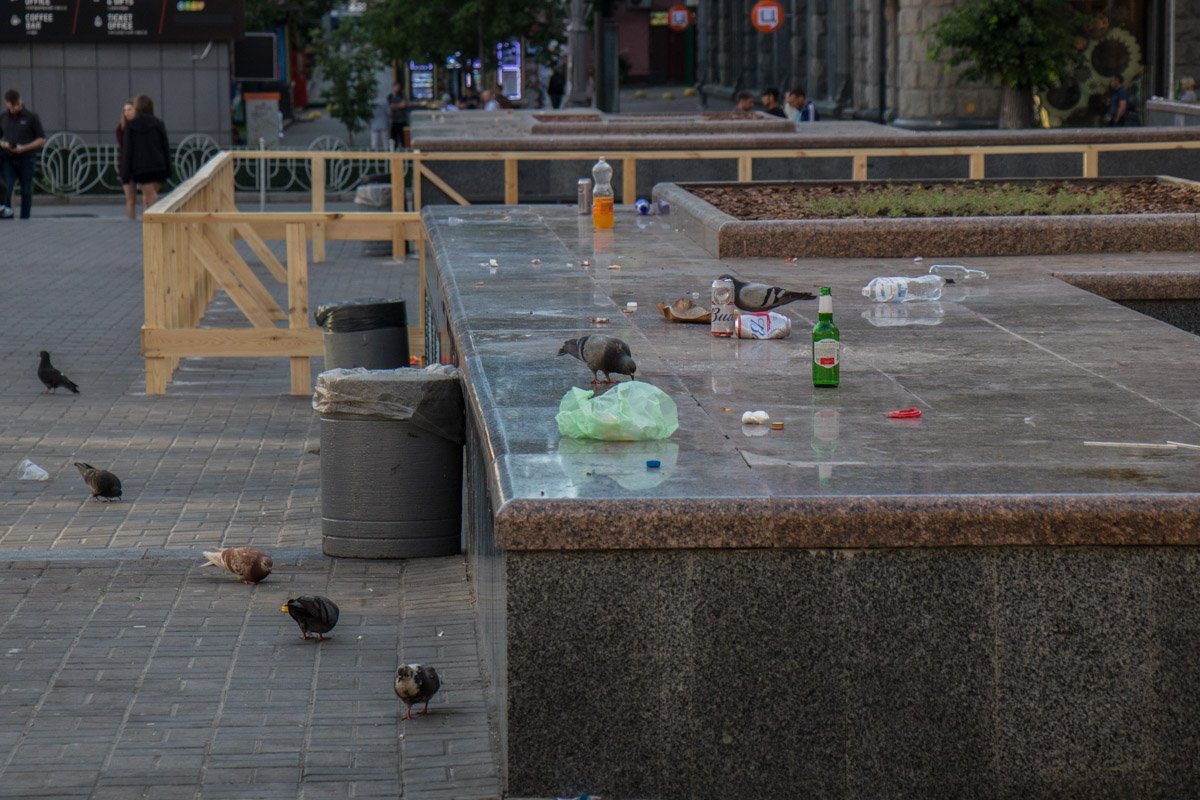 На утро город практически «вымер», улицы опустели На утро город практически «вымер», улицы опустели