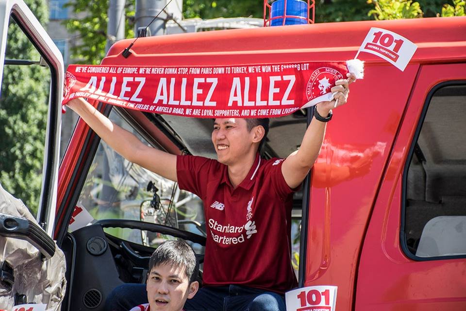 Пожарная машина - тоже объект для фото