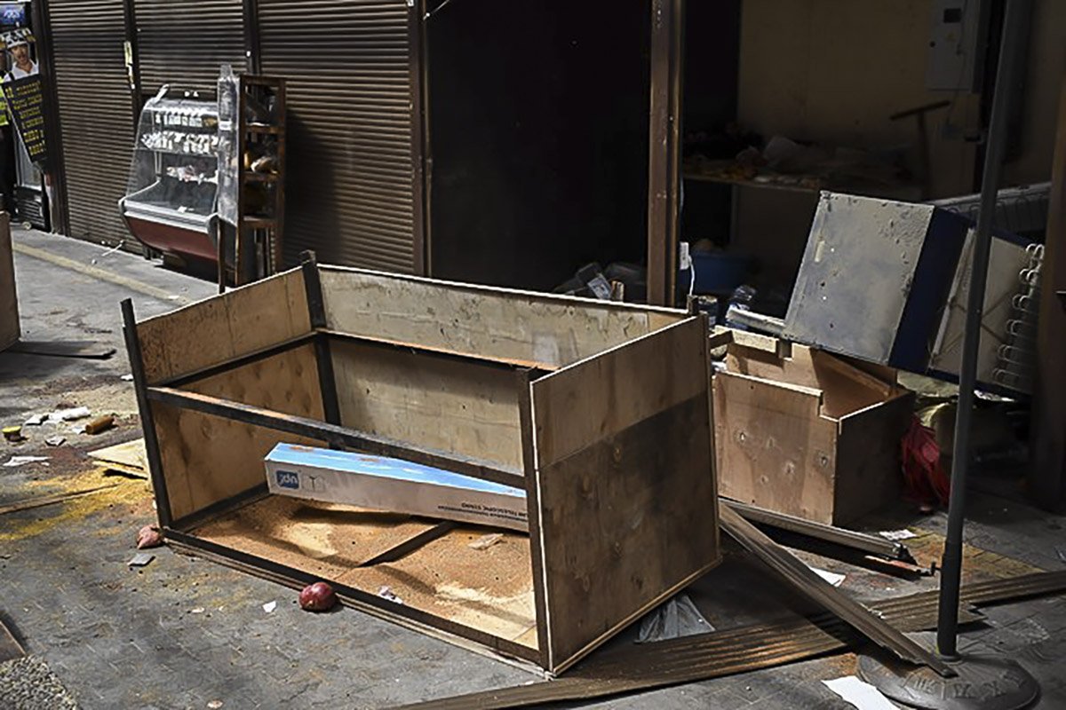 По данным СМИ, участниками погрома являются активисты организации С14