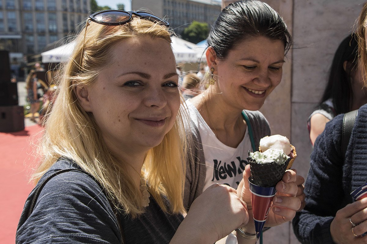 В День Киева, 27 мая, в столице прошел фестиваль мороженого