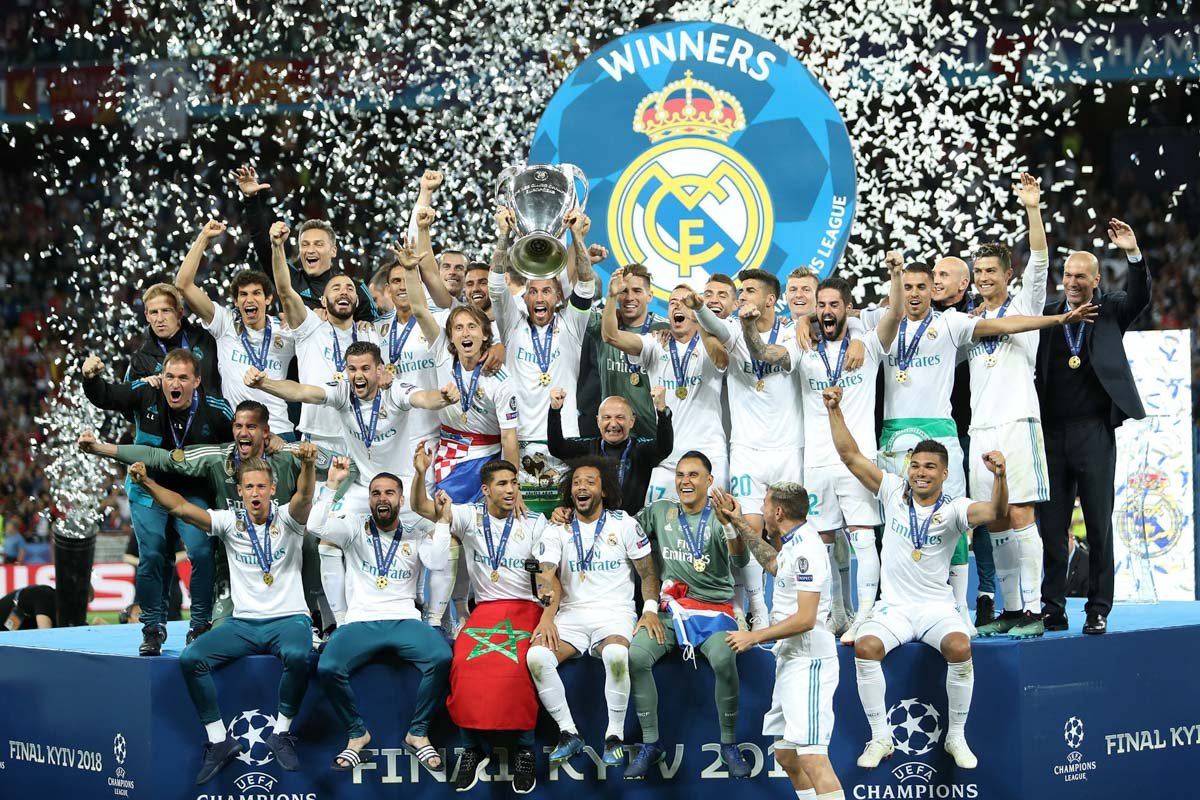 Мадридский клуб выигрывает Лигу чемпионов третий раз подряд