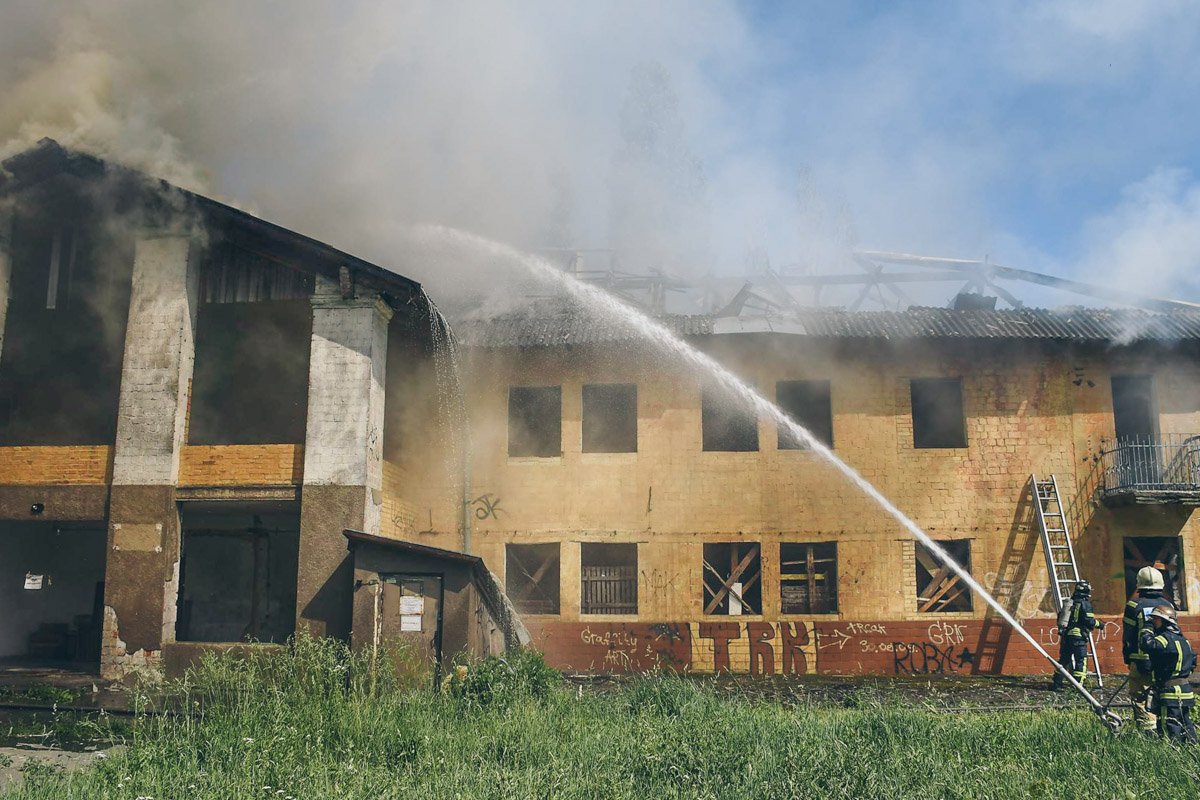 По предварительным данным, загорелось дерево возле заброшенного строения по адресу Отрадный, 73 По предварительным данным, загорелось дерево возле заброшенного строения по адресу Отрадный, 73