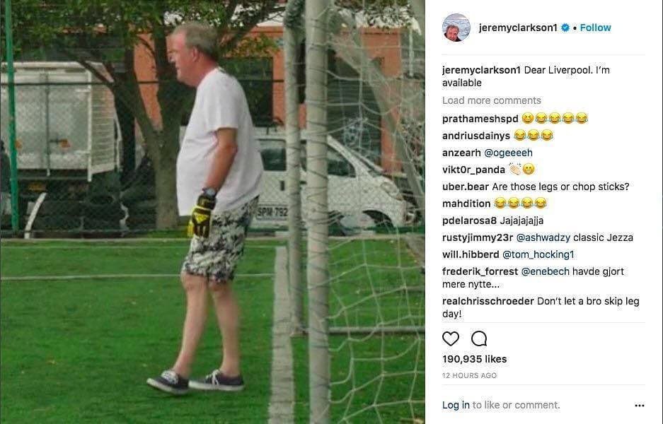 Джереми Кларксон троллит Лориса Кариуса