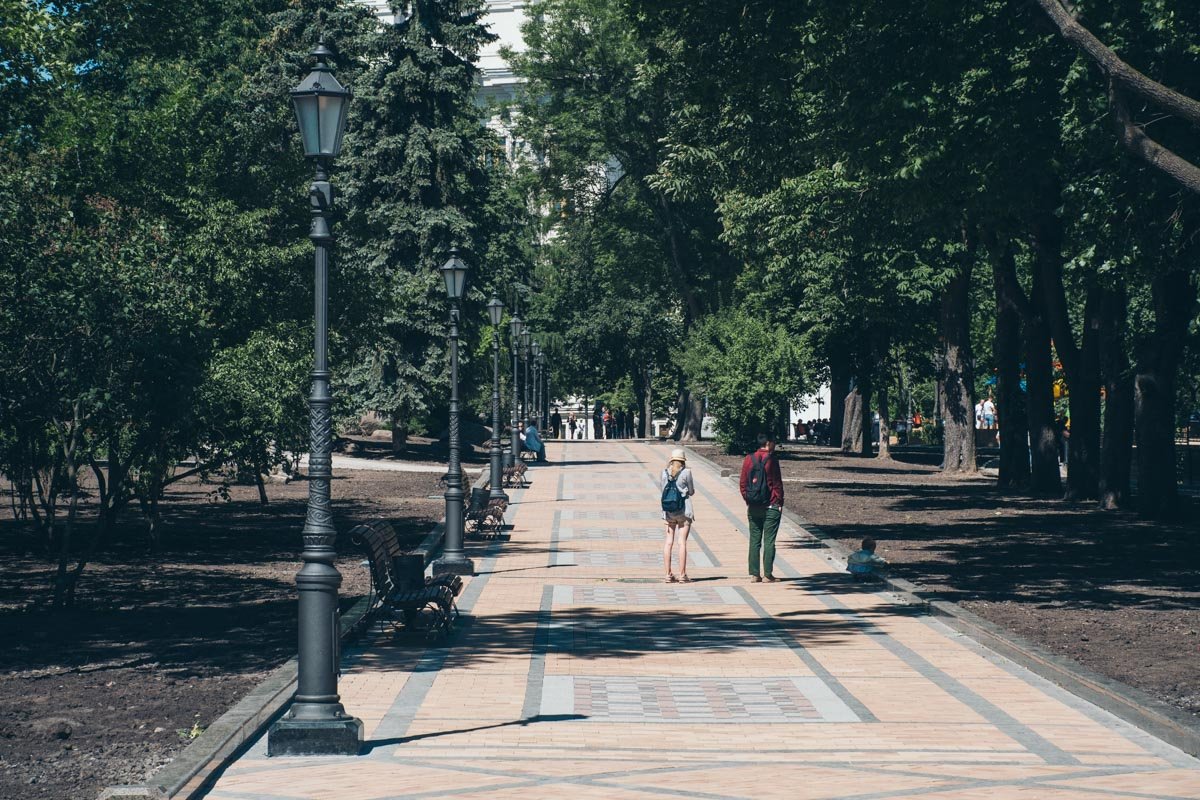 Обновленные аллеи