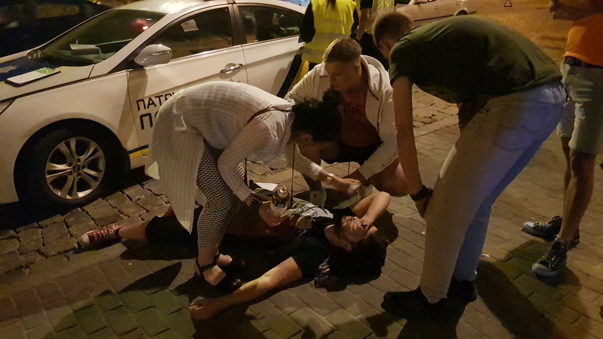 Одному из водителей стало плохо на месте аварии