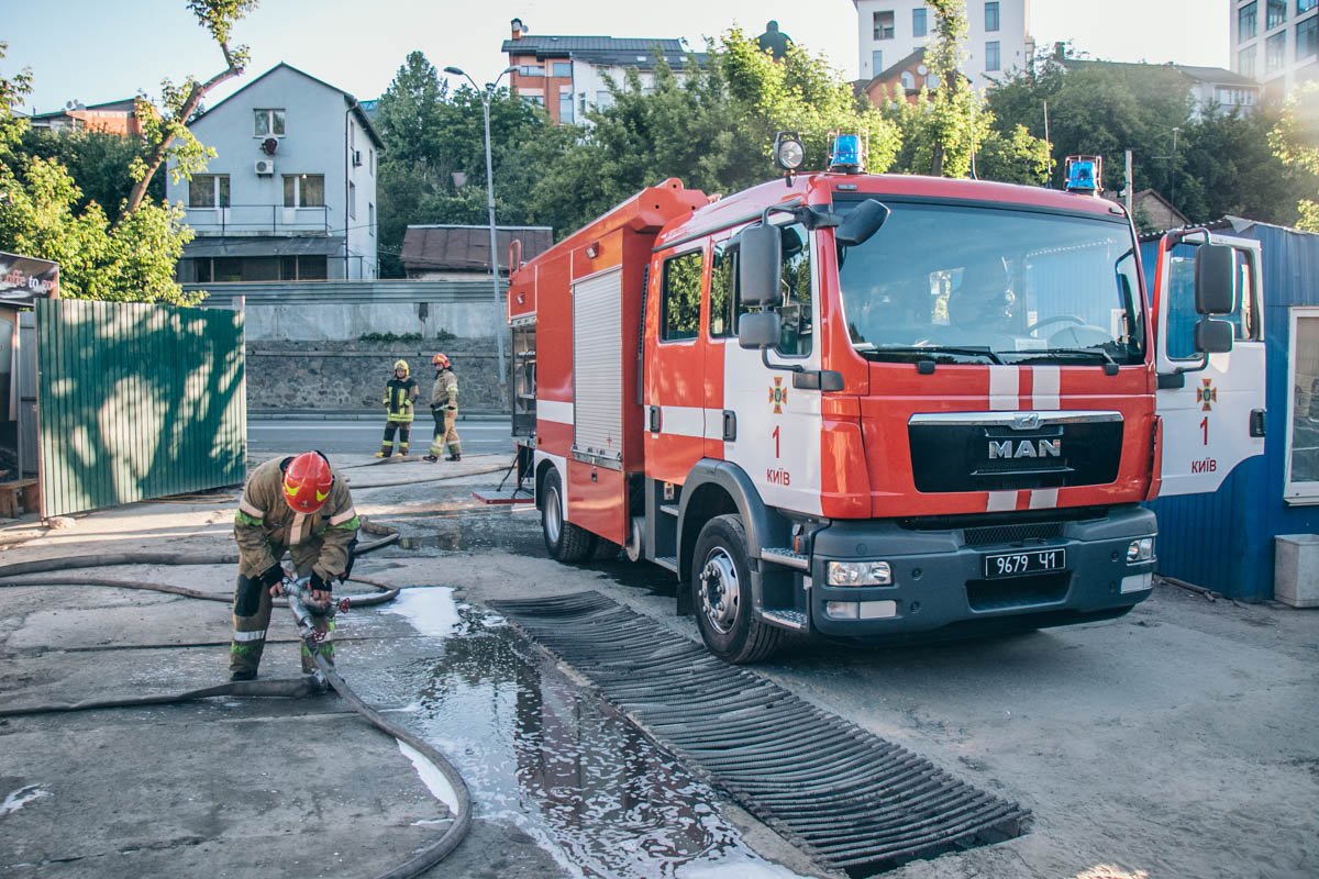 Сотрудники ГСЧС оперативно ликвидировали возгорание