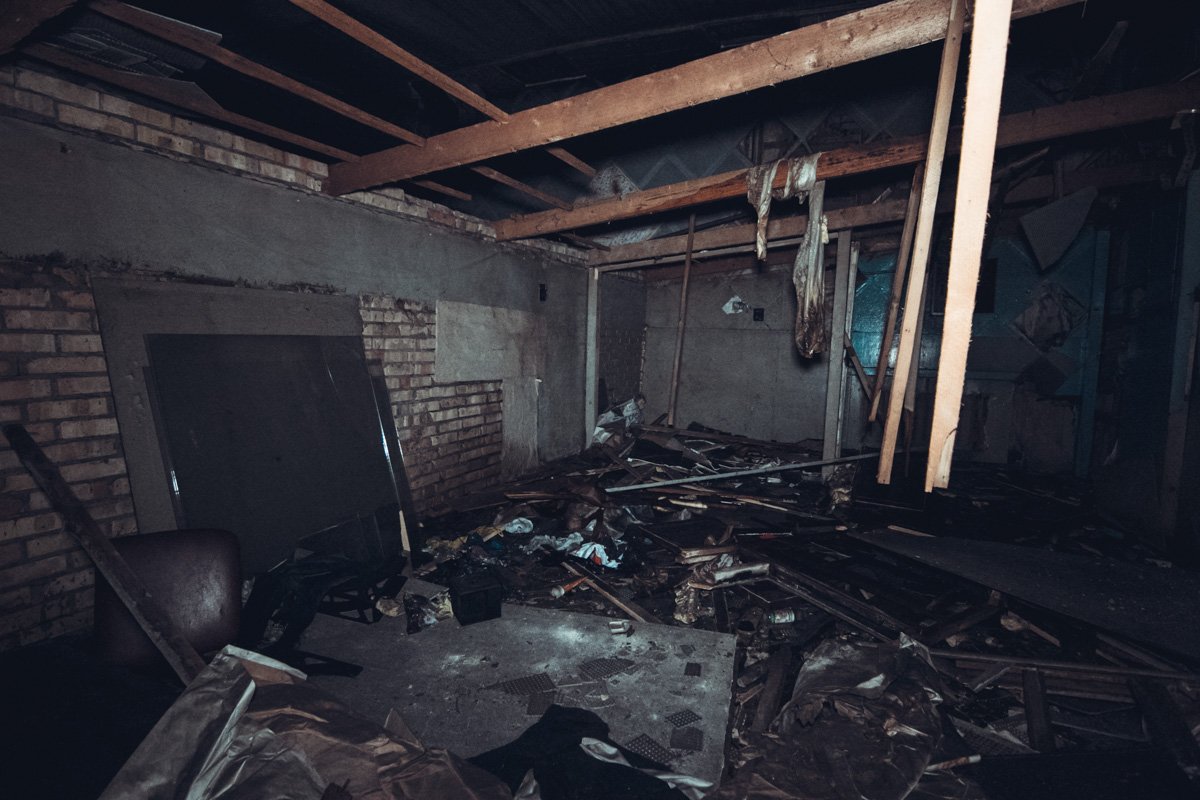 Ночной пожар оставил след